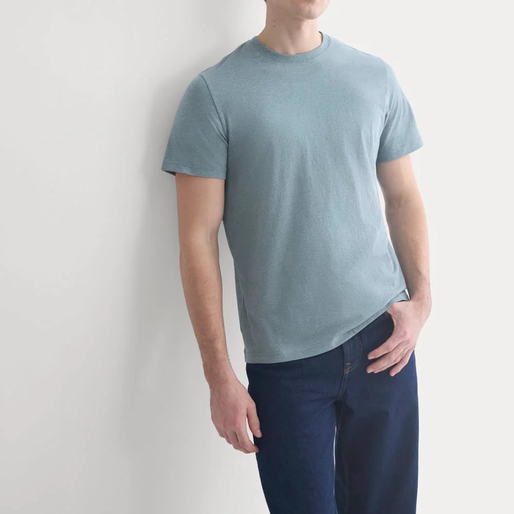 Men Pure Cotton Crew Neck T-Shirt