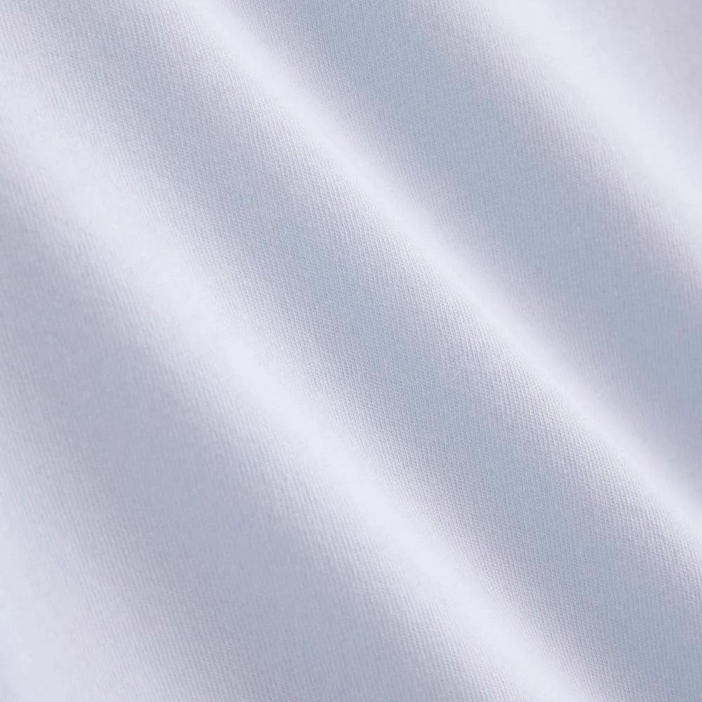 Plain white V-neck T-shirt